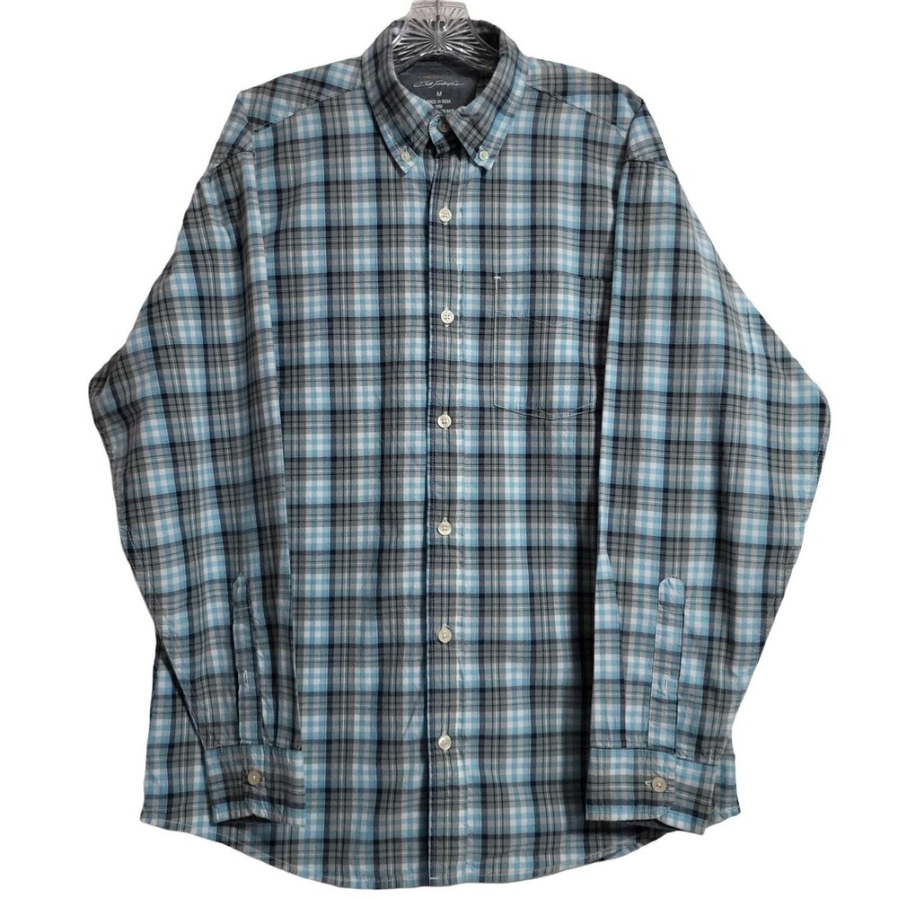 Bob Timberlake Plaid Button Down Shirt Men L Long Sleeve Casual Workwear Outdoor